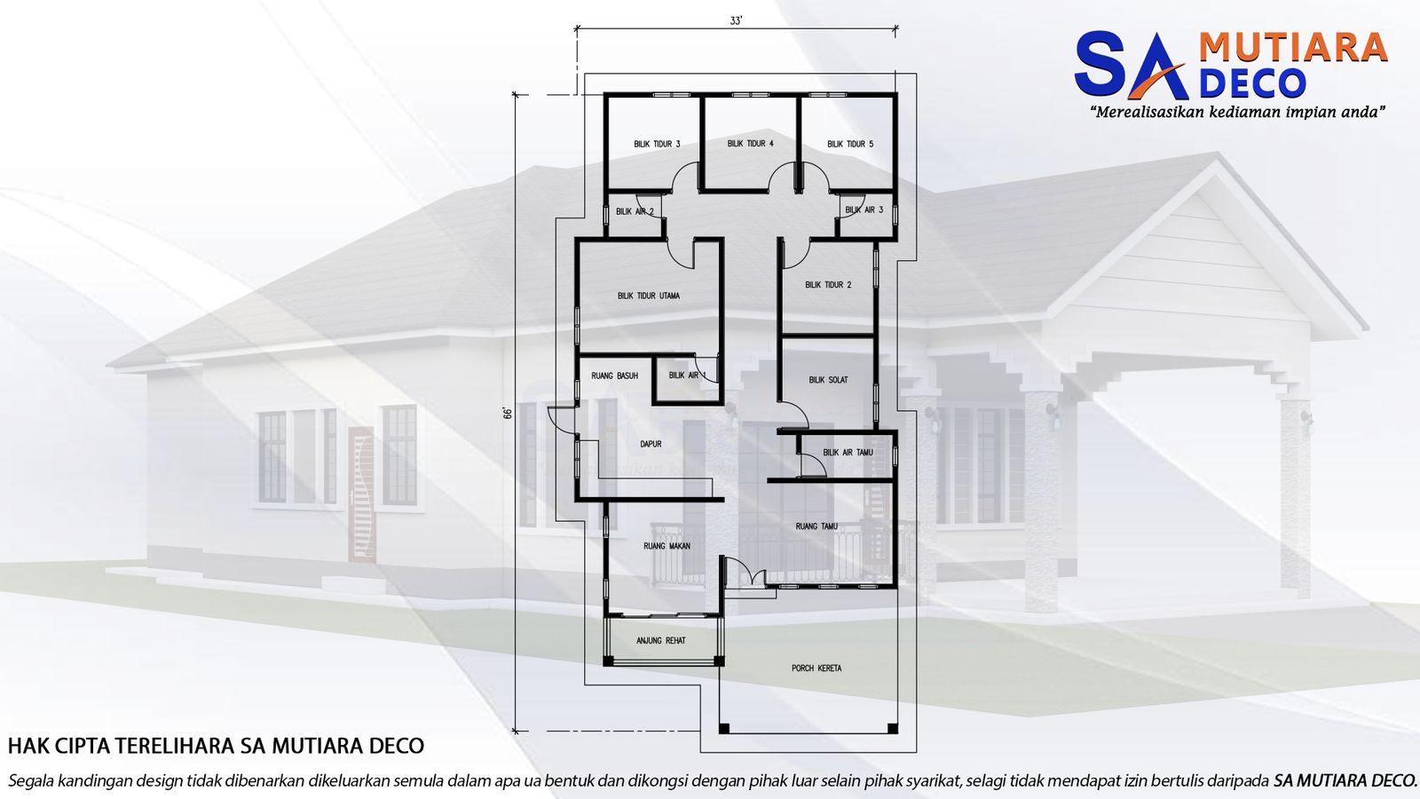 Mutiara Kejora 1937 - Floor Plan